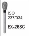 Dental Diamond Burs - SC (Super Coarse) Series