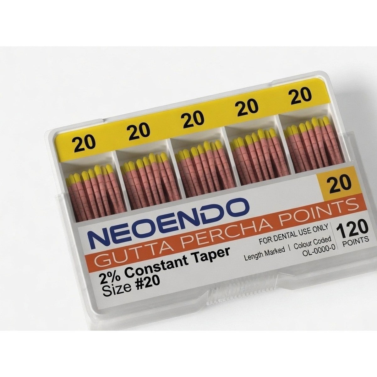 Gutta Percha Points (GP Points) - NEOENDO 2% Constant Taper