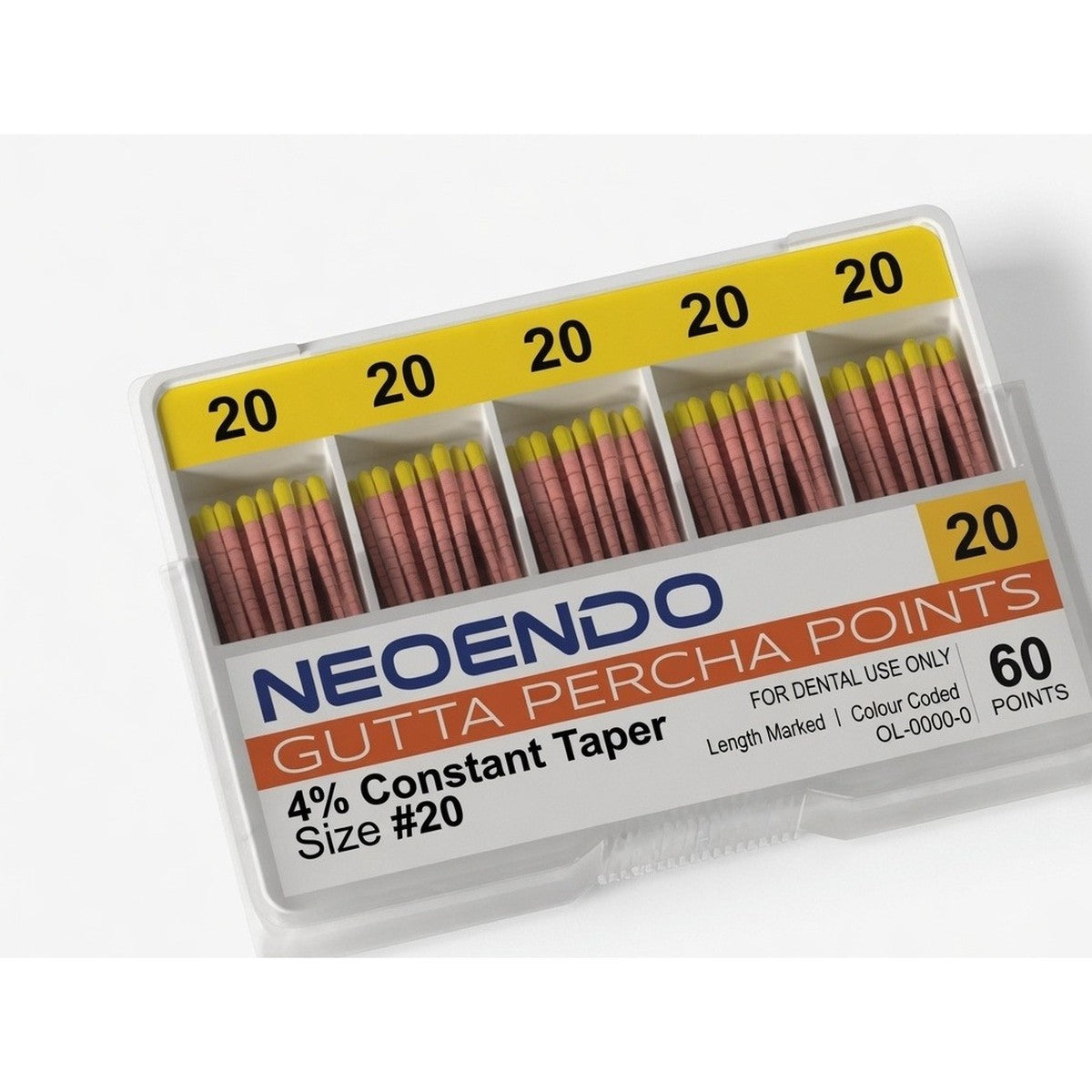Gutta Percha Points (GP Points) - NEOENDO 4% Constant Taper