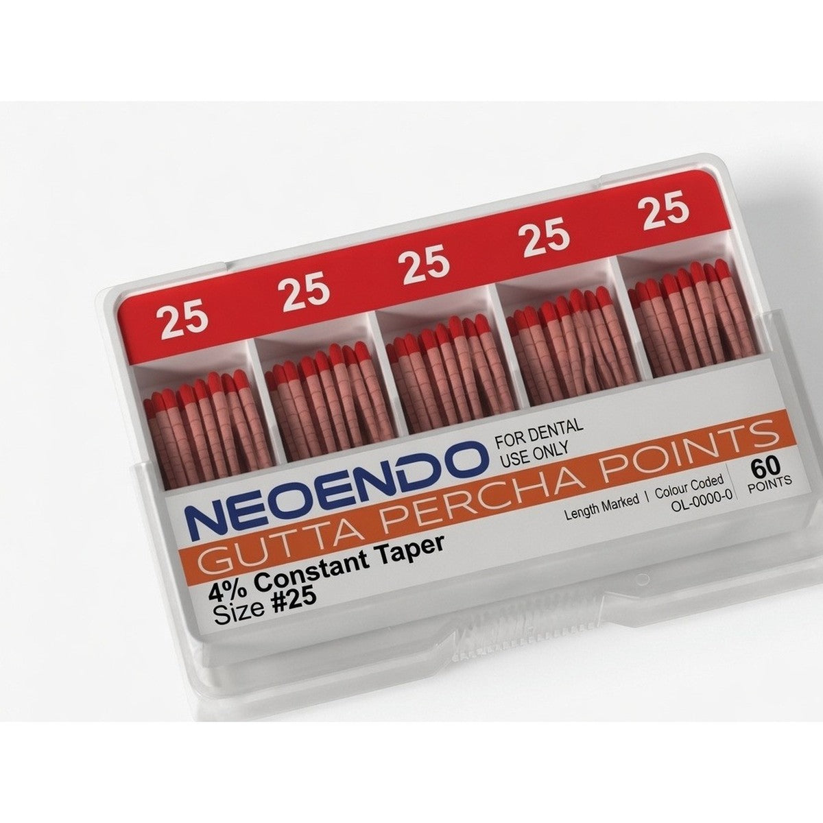 Gutta Percha Points (GP Points) - NEOENDO 4% Constant Taper