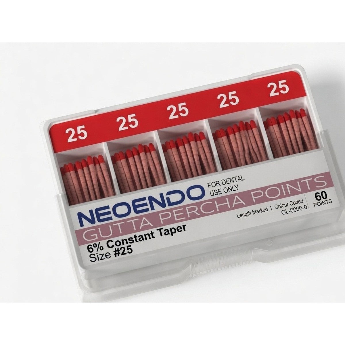Gutta Percha Points (GP Points) - NEOENDO 6% Constant Taper