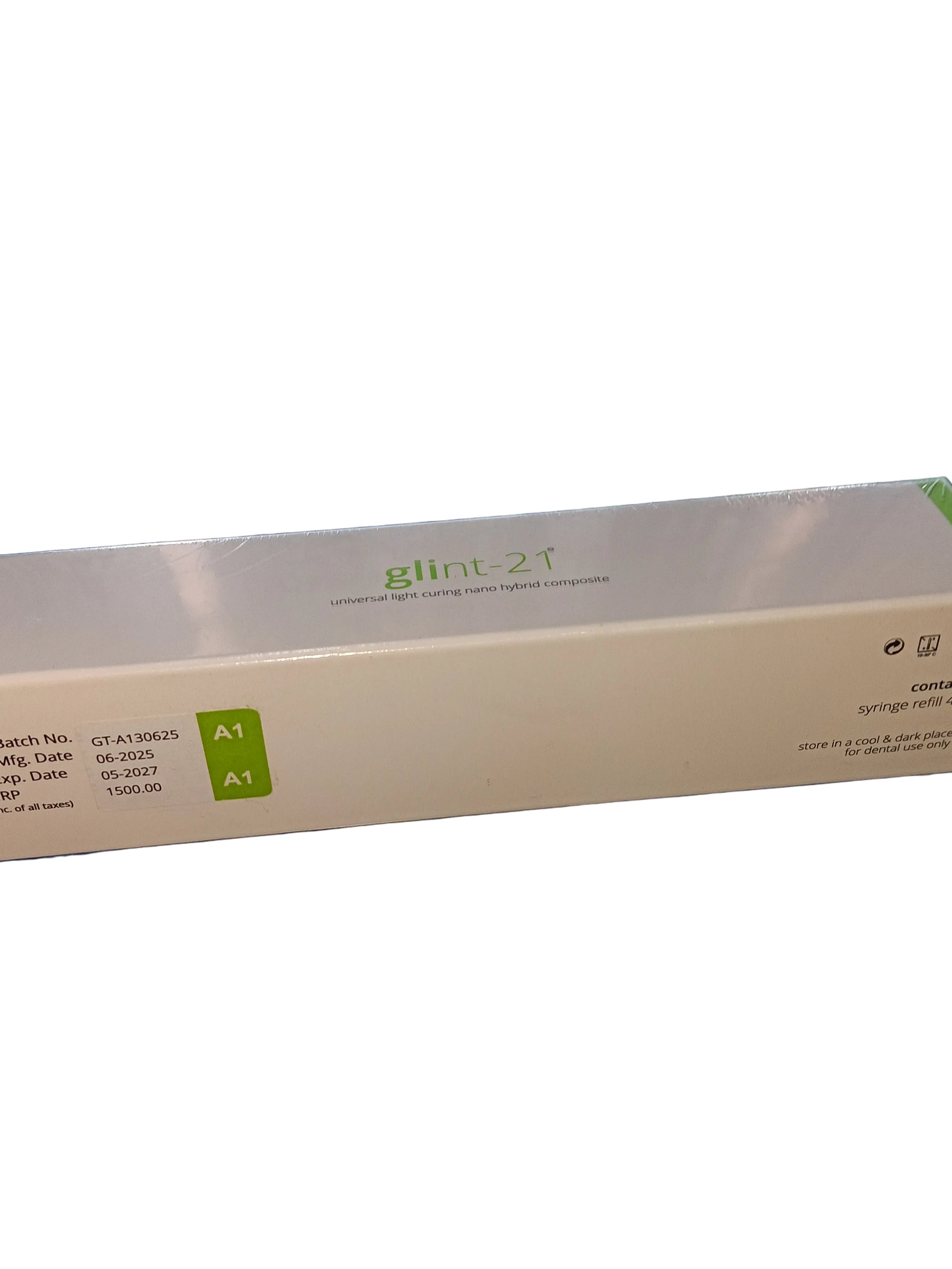 Universal Light Curing Nano-hybrid Composite Refill - Glint-21 Refill (4g) rdp