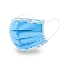 Load image into Gallery viewer, Face mask 3 Ply Blue
