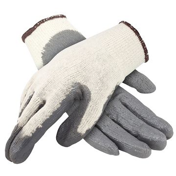 Gloves Cotton Palms water resistace Nitrile coated.