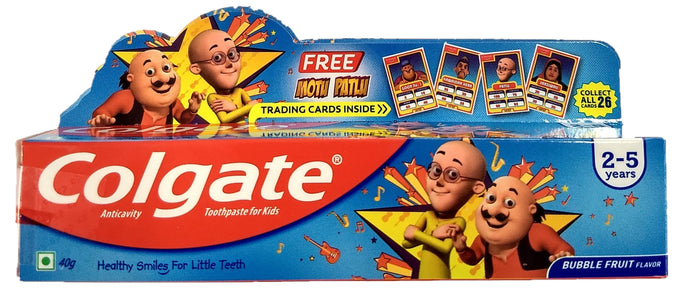 Toothpaste Colgate for Kids (Bubble-fruit Flavor) 40g