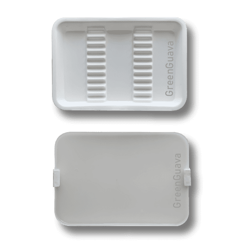 Instrument Tray with lid (Plastic) White