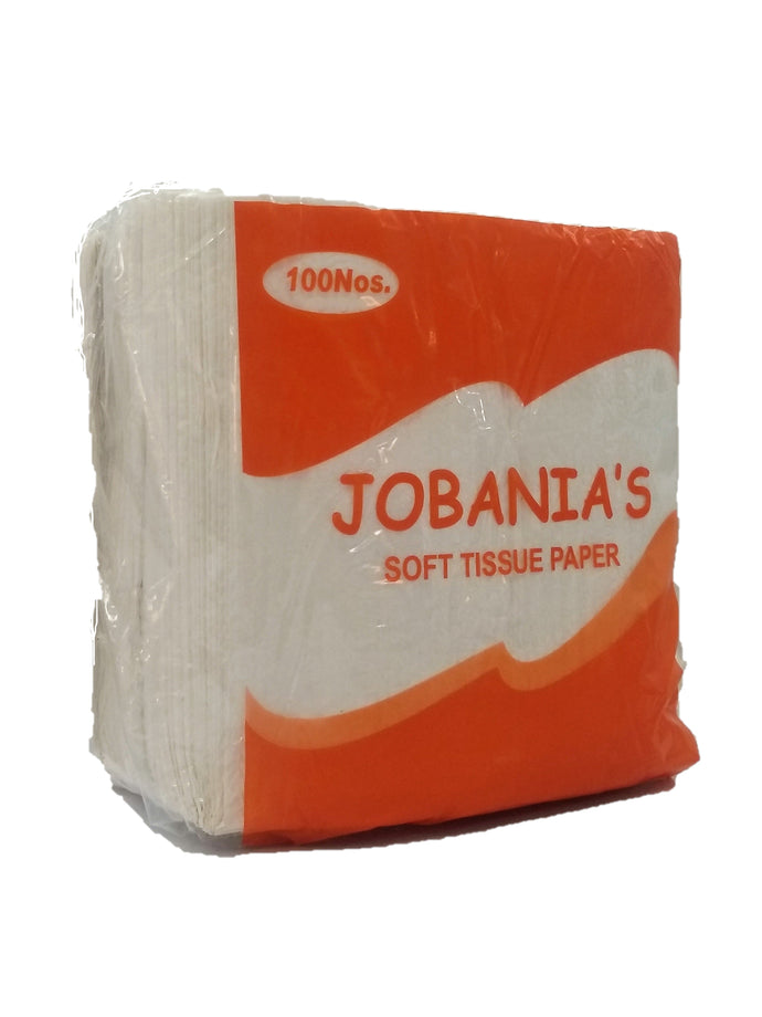 Tissue Paper, Jobania`s Soft (Pack of 100 tissues)