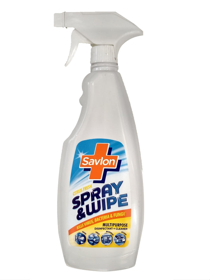 Savlon Spray & Wipe Multipurpose Disinfectant Cleaner, 500ml