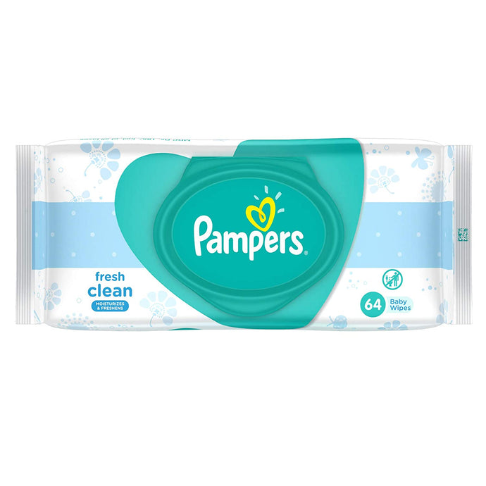 Wet wipes Pampers (pack of 64 wipes)